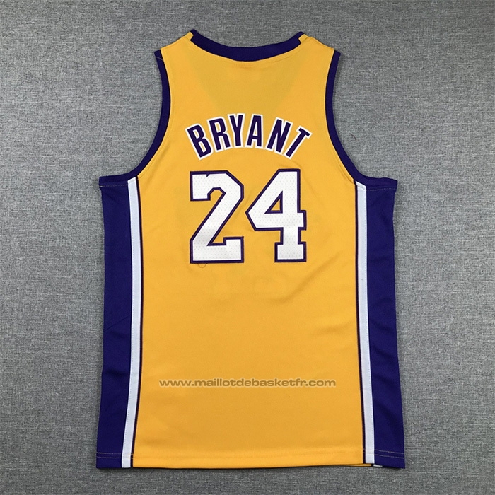 Maillot Enfant Los Angeles Lakers Kobe Bryant #24 Mitchell & Ness 2008-09 Jaune